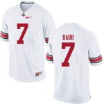 Men's Ohio State Buckeyes #7 Kamryn Babb White Nike NCAA College Football Jersey January DHQ7544VY